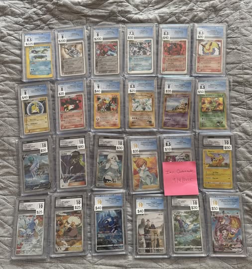 Hi all! I have a bunch of CGC slabs available for sale only, mix of ...