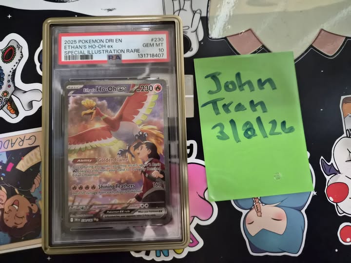 Selling Ethan's Ho-Oh PSA 10 card - Facebook