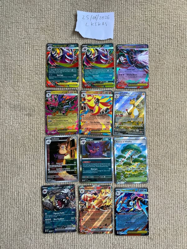Pokemon card bundle for sale, 12 near-mint cards - Facebook