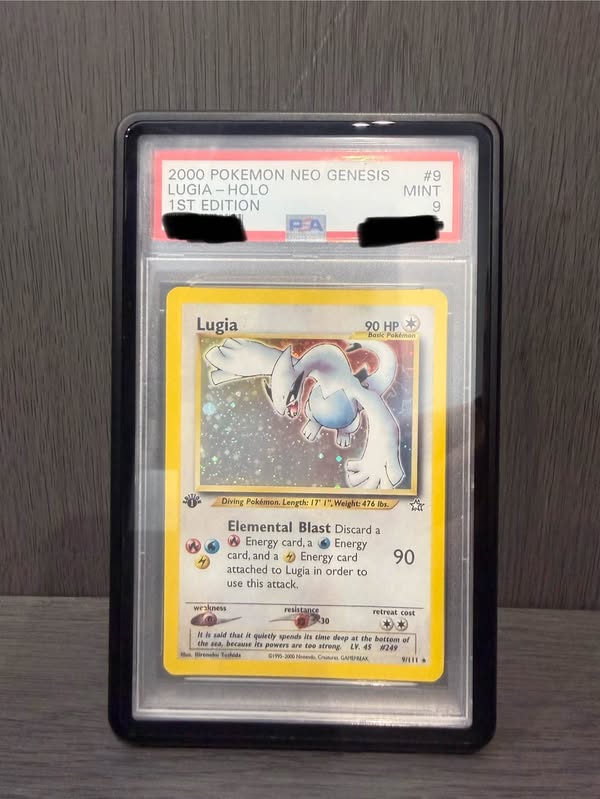 Pokemon Neo Genesis Lugia 1st edition PSA 9