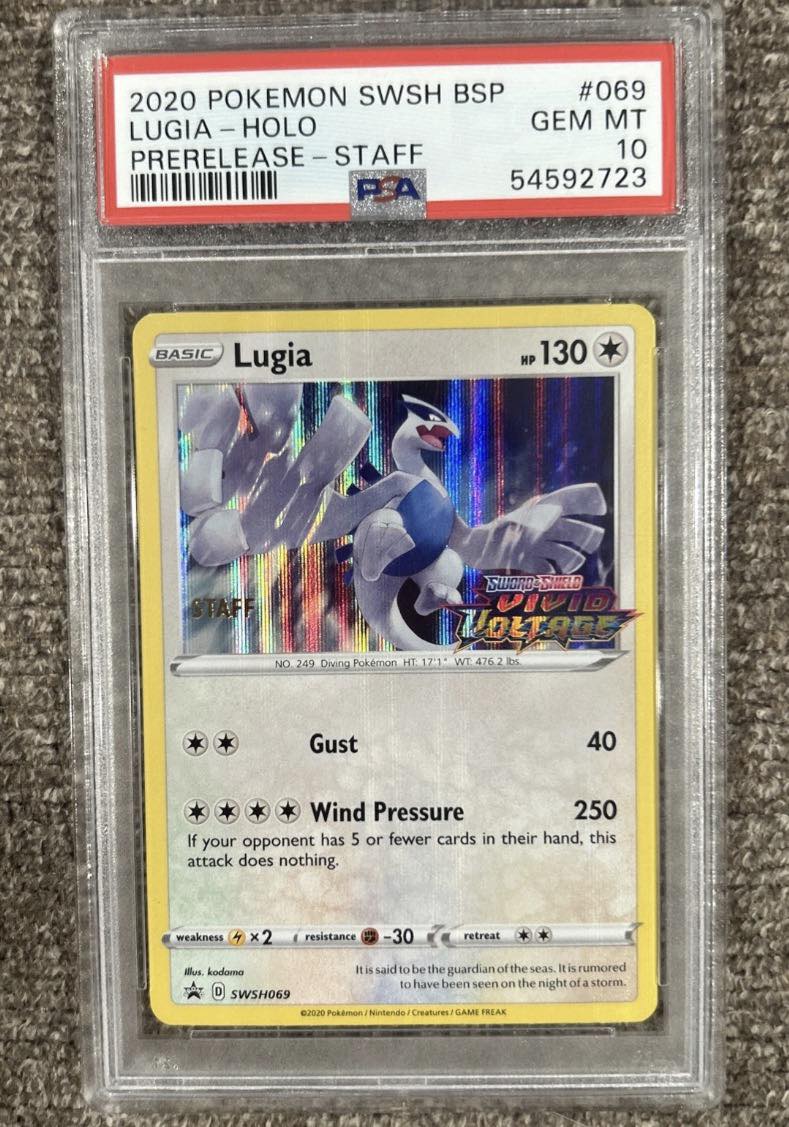 Vivid voltage Lugia staff psa 10 $800 shipped