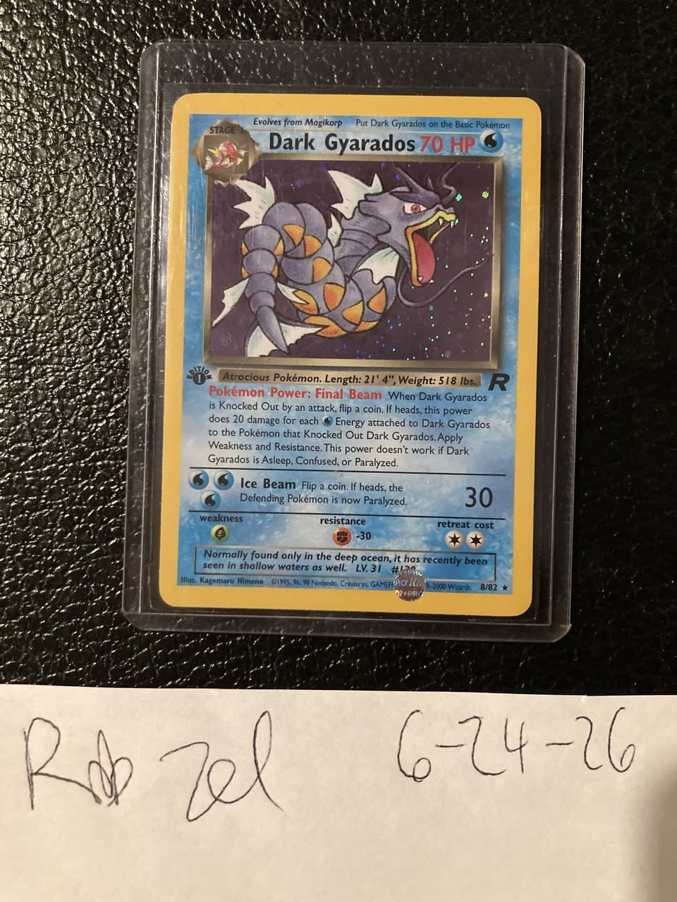 Mint 1st edition Dark Gyarados for sale - Facebook
