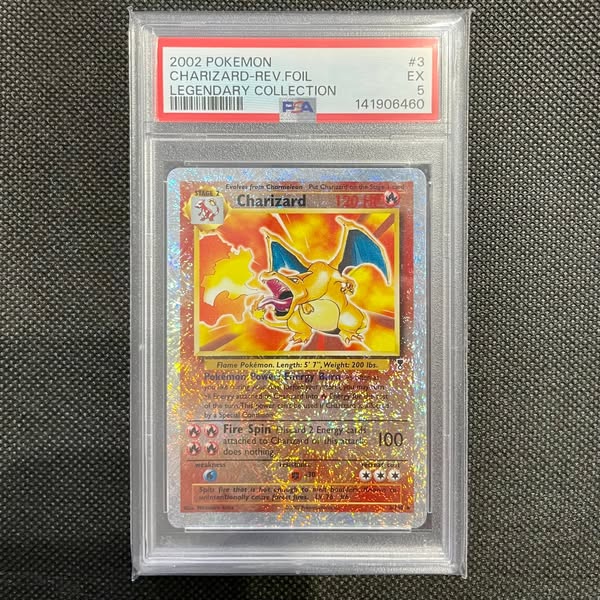 2002 Pokemon Charizard reverse foil card for sale - Facebook