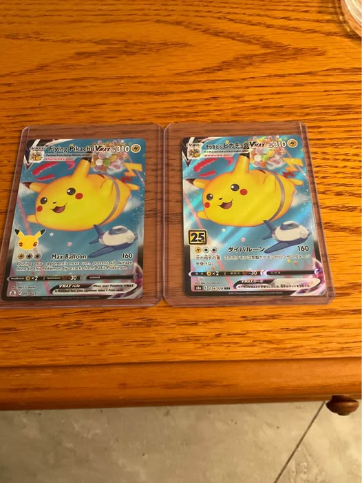 Pokémon Vmax Flying Pikachu 310 - one Japanese and ... - Facebook