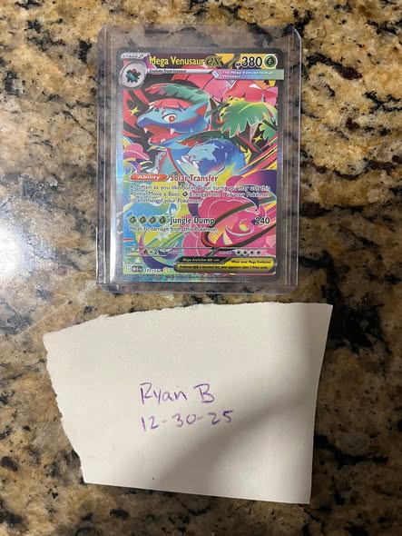 For Sale: Mega Venasaur EX $140 shipped PayPal G&S (tracked)
