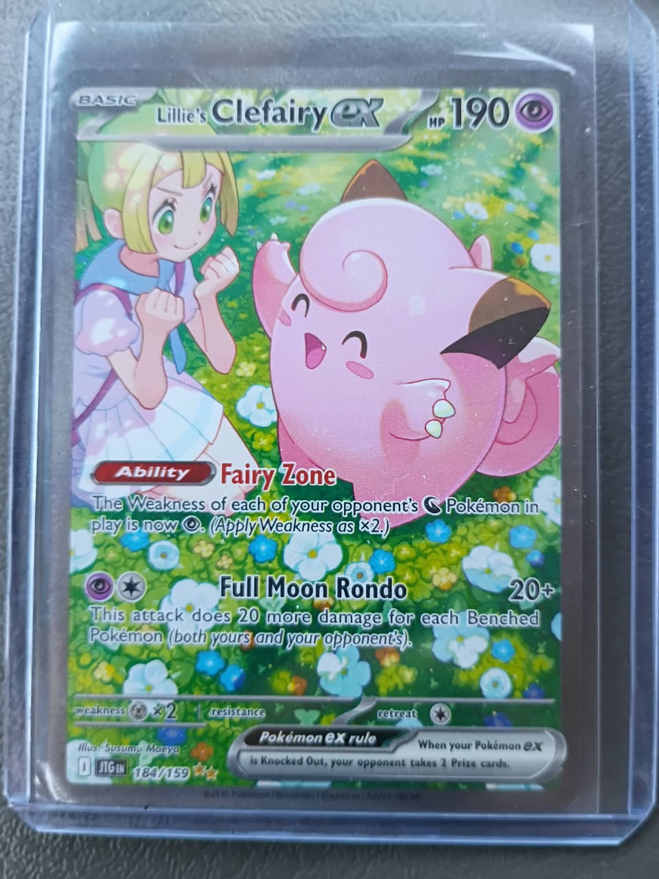 For sale. Also accepting offers! Lillie's Clefairy ex 184/159 - $100
