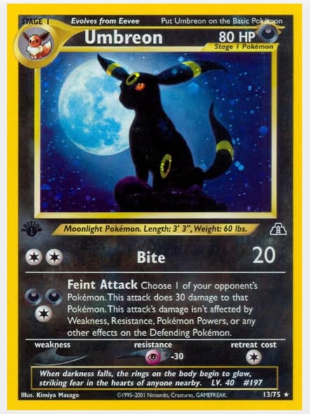 Umbreon #13 Neo Discovery (Holo)