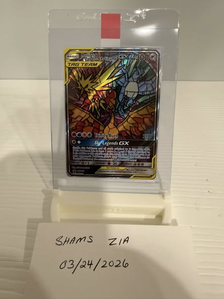 [FOR SALE] Moltres & Zapdos & Articuno GX (Stained Glass Promo)