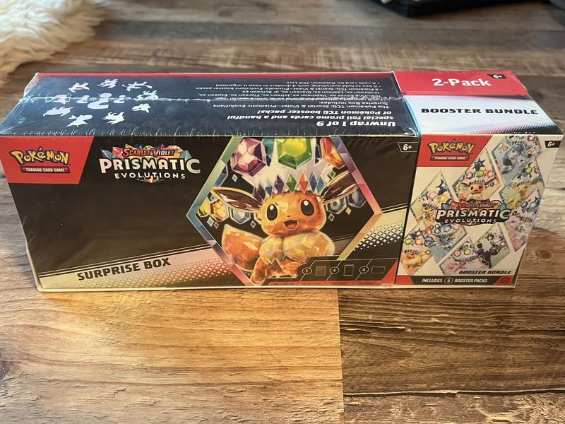 Prismatic evolutions surprise box bundle for sale | Plano, TX