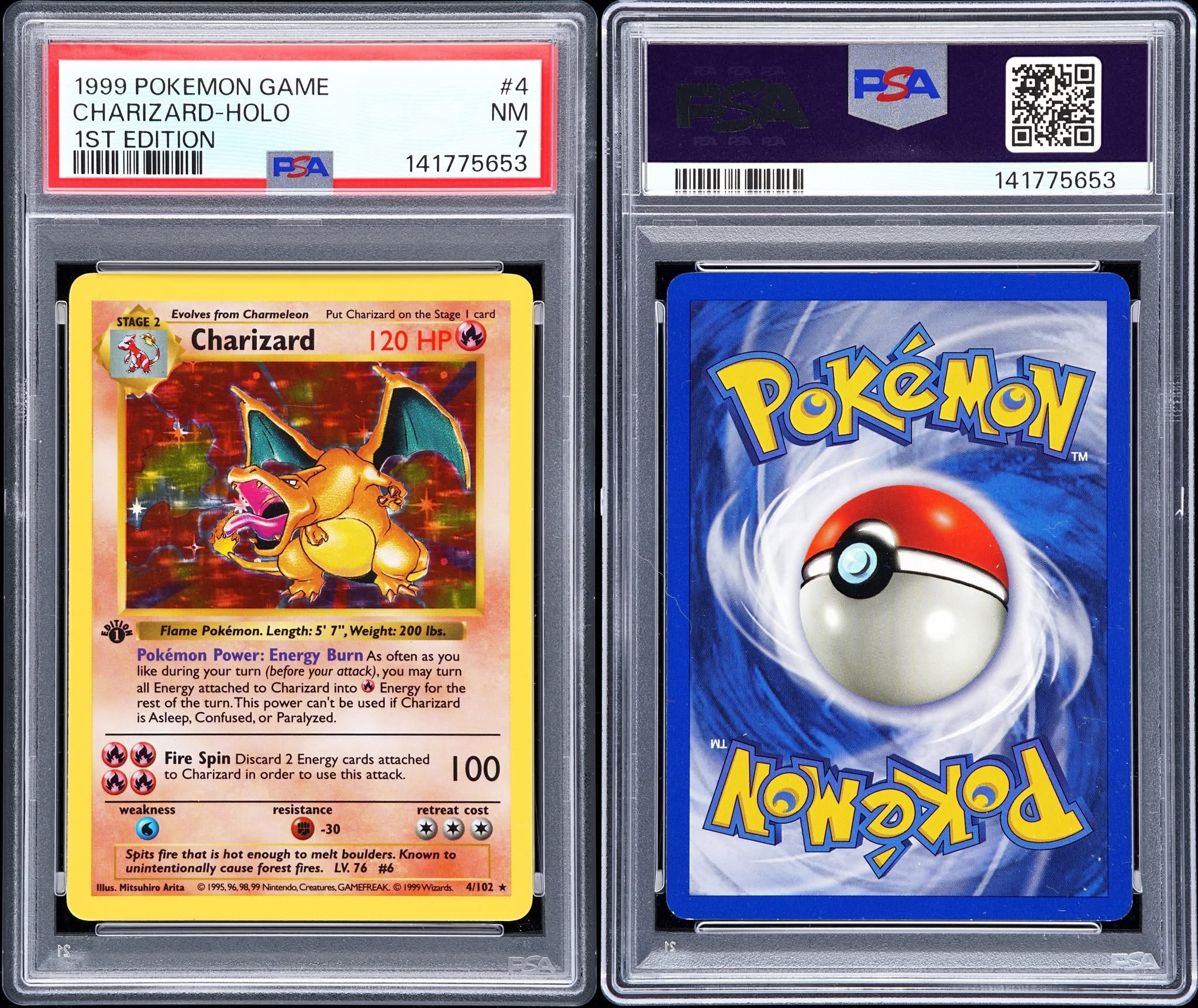 Charizard #4 Base Set (1st Edition)