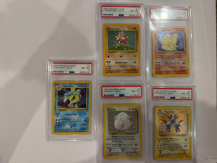 #3 Chansey Holo $300 #9 Magneton Holo $250 #6 Gyarados- Holo ...