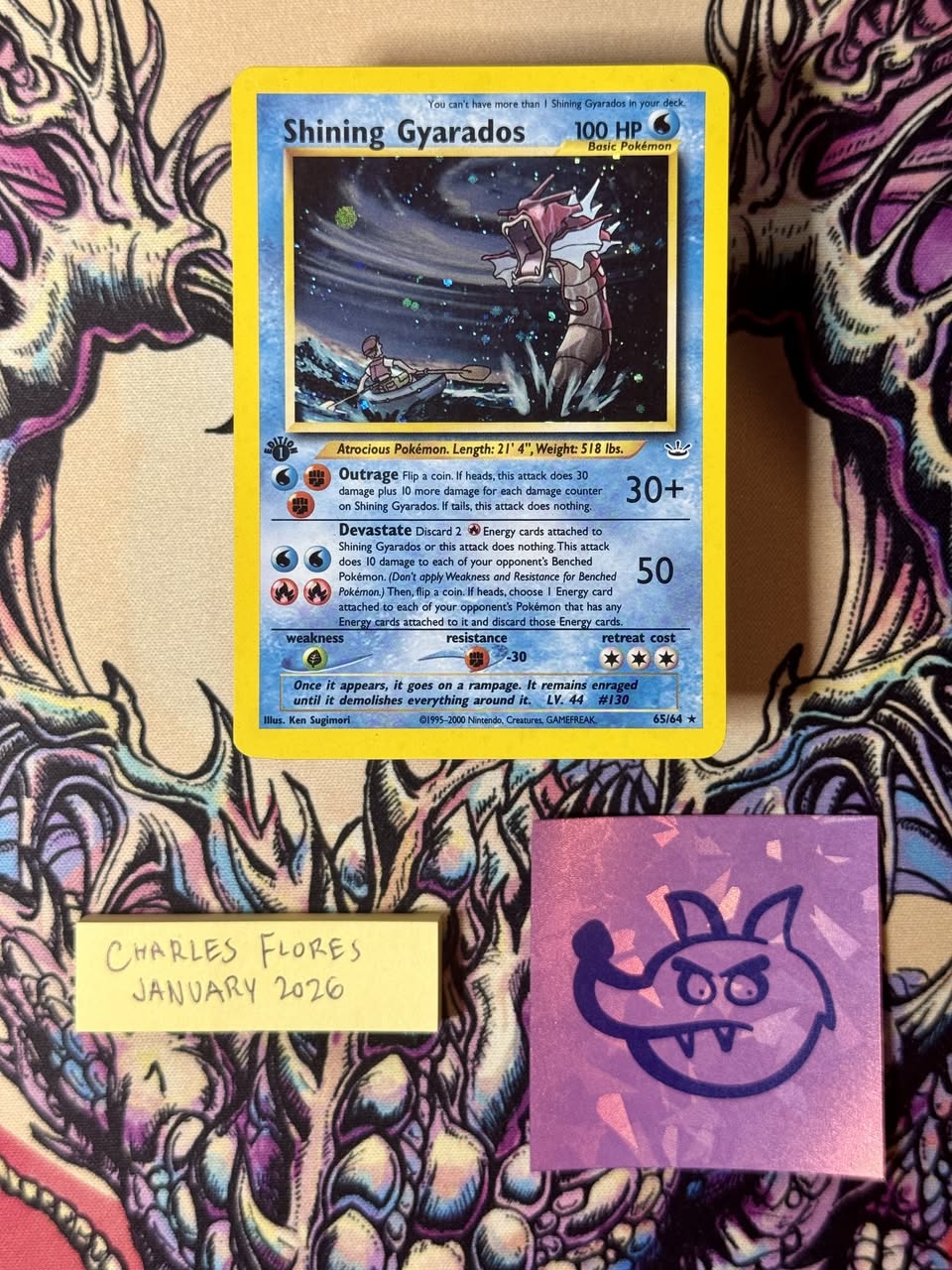 Shining Gyarados 1st edition Pokémon card for sale - Facebook