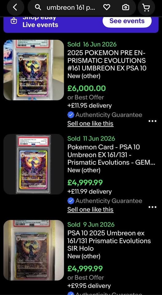 Umbreon ex 161/134