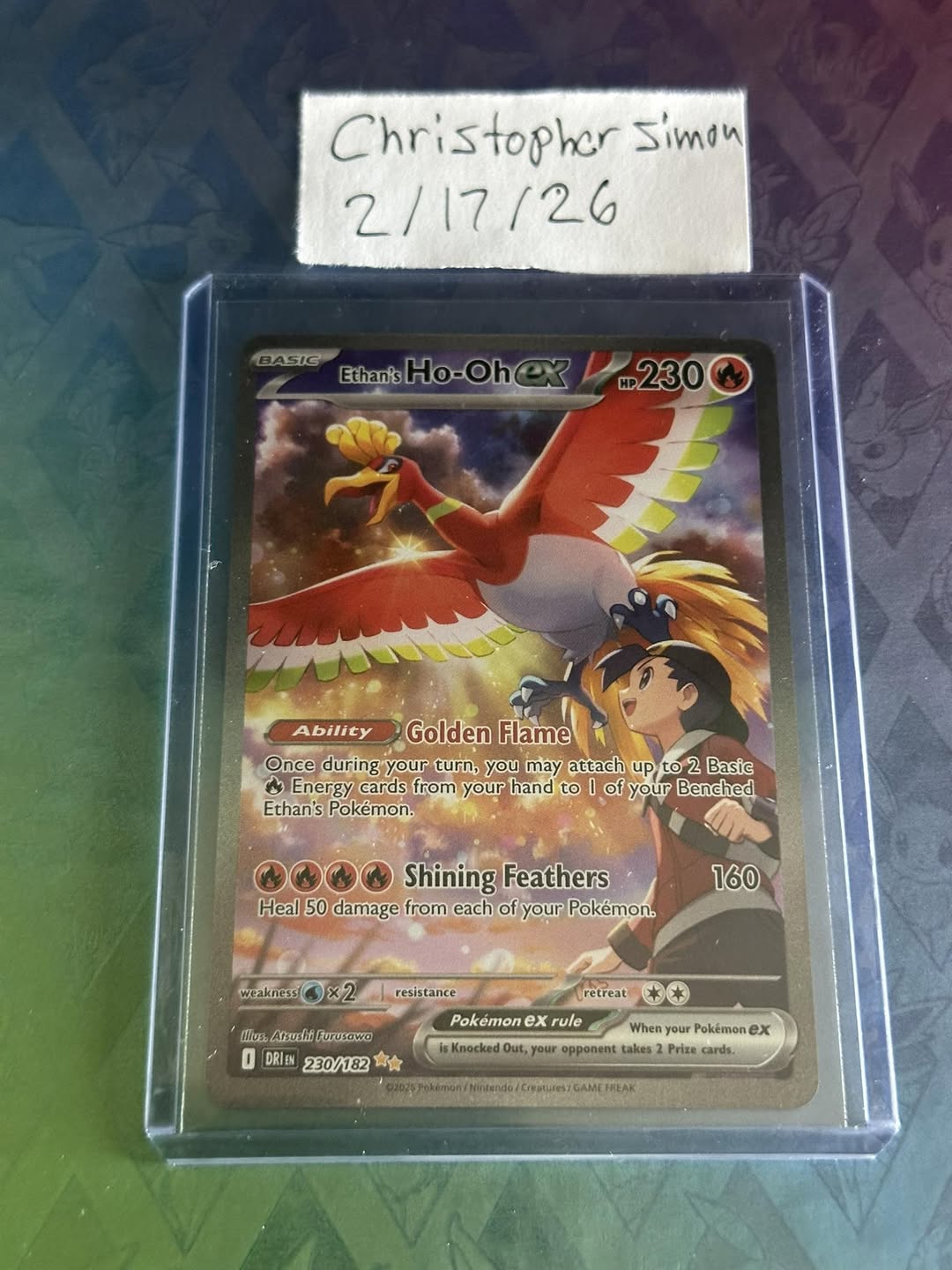 Selling Ethan's Ho-Oh card for 140 - Facebook