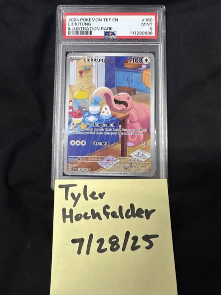 FS/NFT 2024 Lickitung IR PSA 9- $20 shipped - Facebook