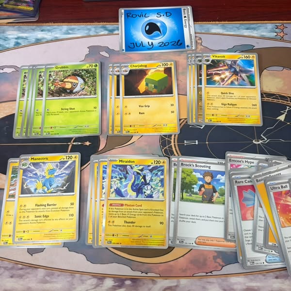 Miraidon and Vikavolt playset for sale - Facebook