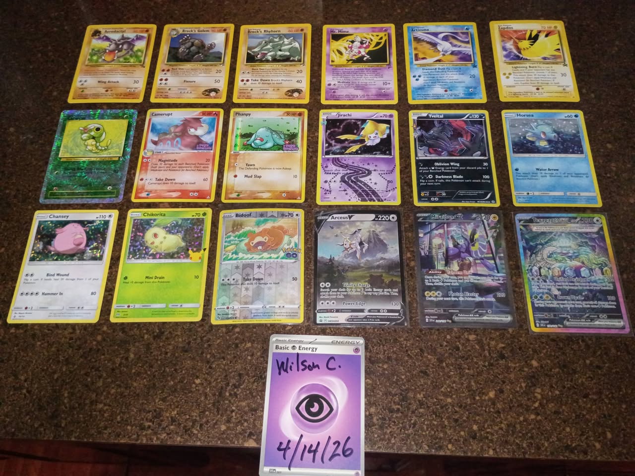Hello, My name is Will and I have a couple of raw cards and Slabs ...