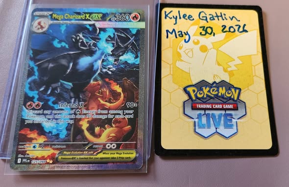 Phantasmal Flames Mega Charizard X ex 125/094 $825 shipped