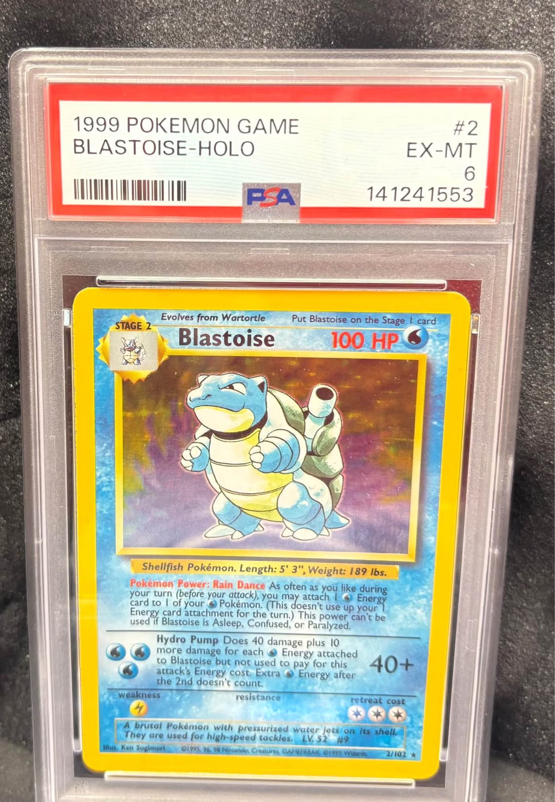 Blastoise #2 Base Set (1st Edition)