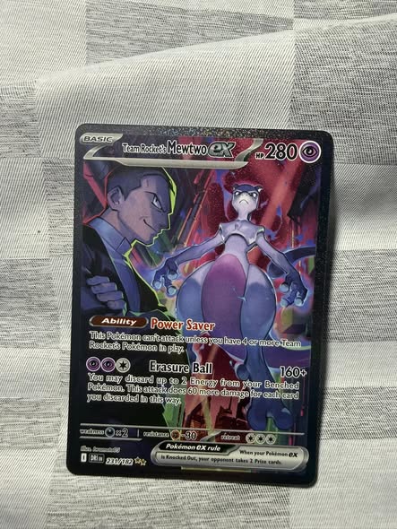 Team Rocket's Mewtwo ex #205 SVP Black Star Promos