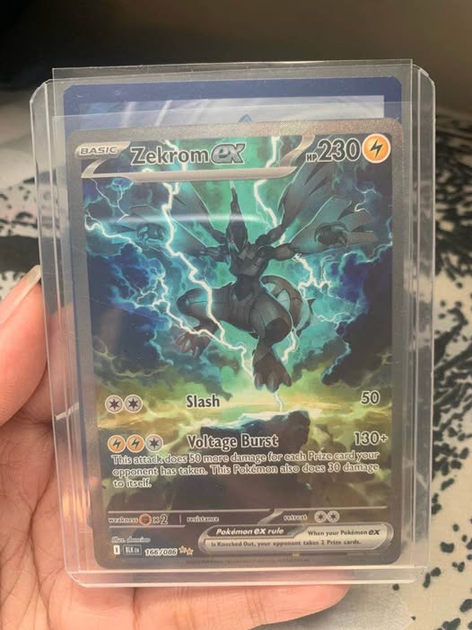 now selling: ZEKROM EX #166 BLACK BOLT