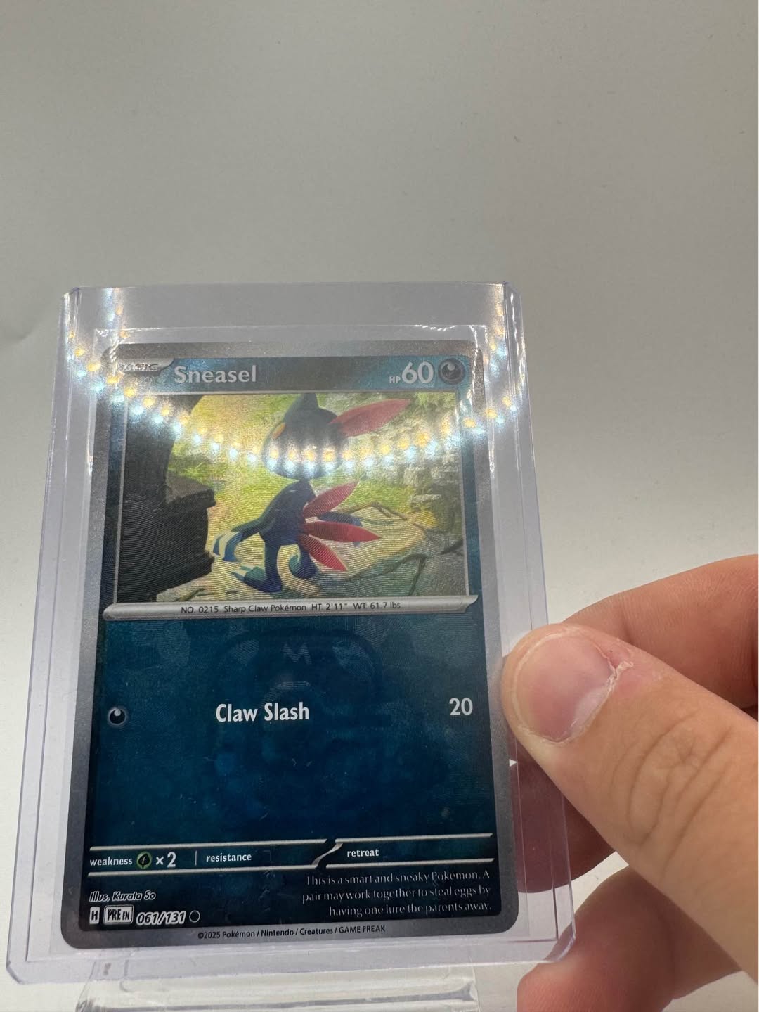 Pokémon Sneasel 061/131 – Master Ball Reverse Holo – Prismatic ...
