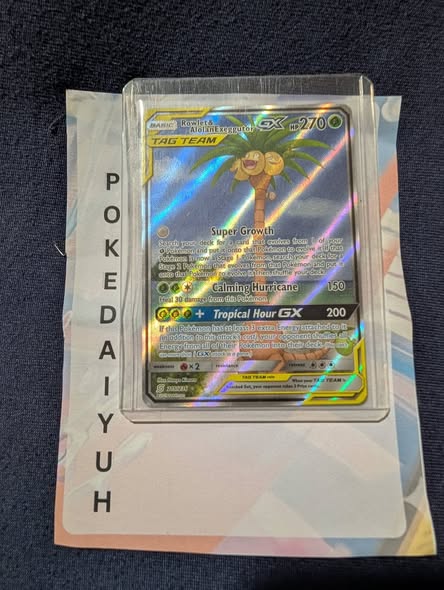 Rowlet & Alolan Exeggutor GX #1 Unified Minds