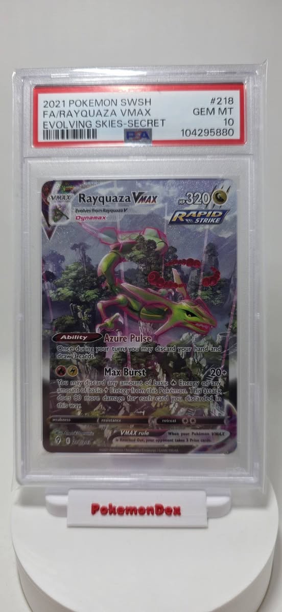 Pokemon Rayquaza Vmax for sale
