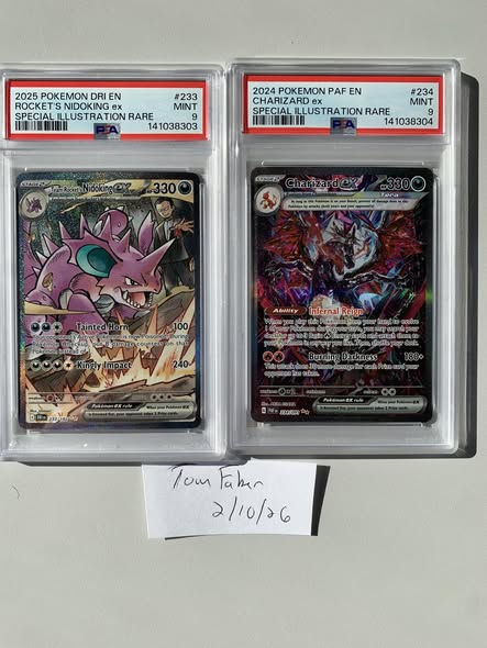 DESTINED RIVALS 233 TEAM ROCKET'S NIDOKING EX PSA 9 ...