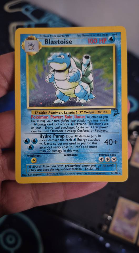 Vintage Blastoise card for sale - Facebook
