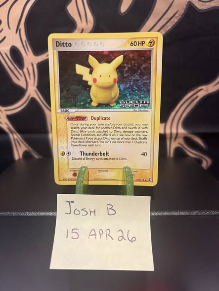 Pokemon Ditto Pikachu Ex Delta Species card for sale - Facebook