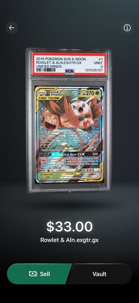 Rowlet & Alolan Exeggutor GX #1 Unified Minds