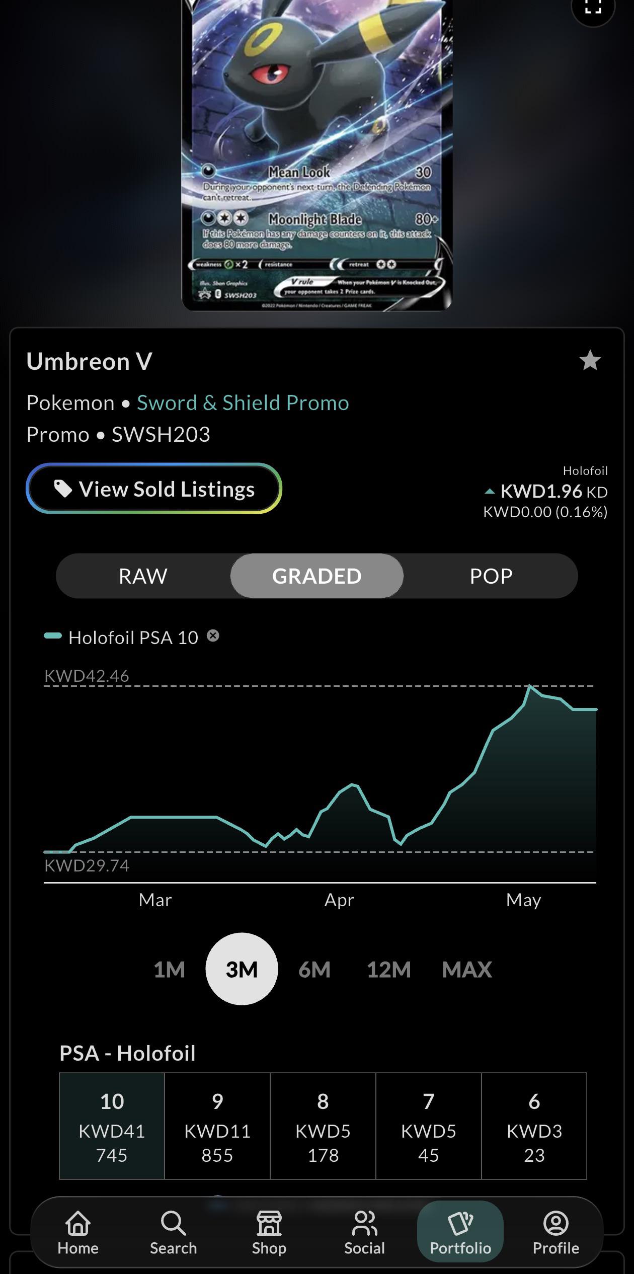 Umbreon V SWSH203