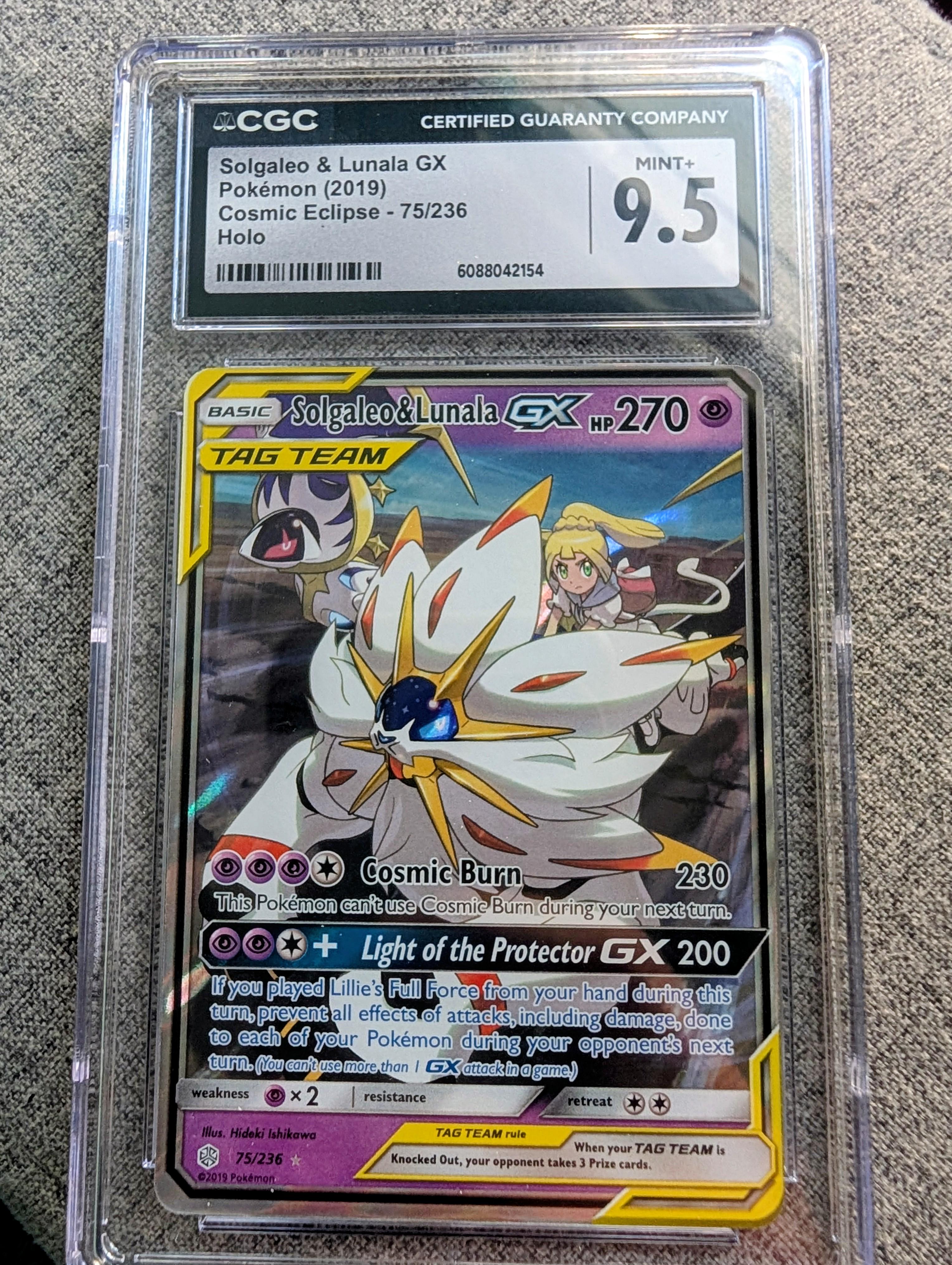 Solgaleo & Lunala GX 75/236