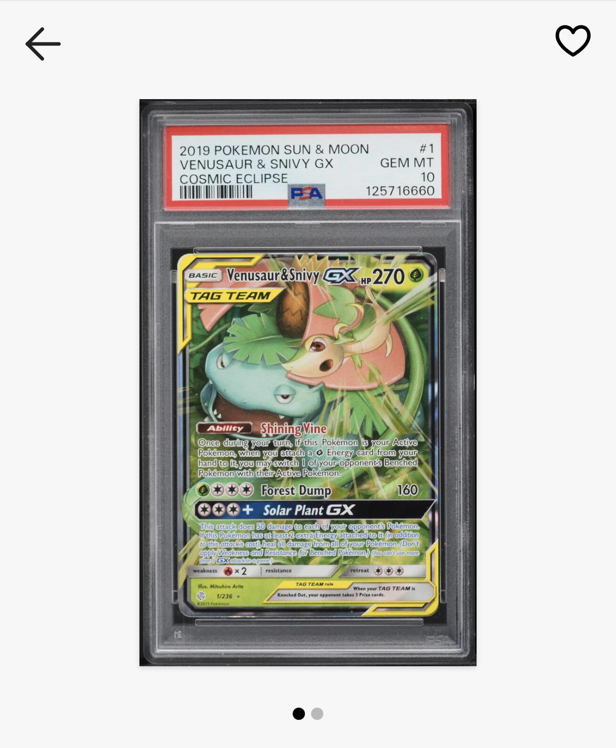 Venusaur & Snivy GX 1/236