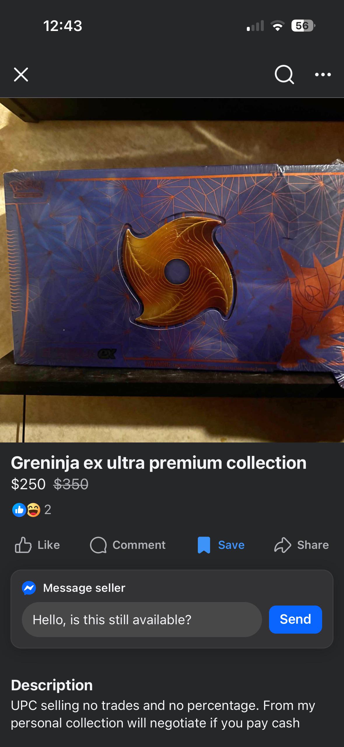 Greninja ex Ultra Premium Collection