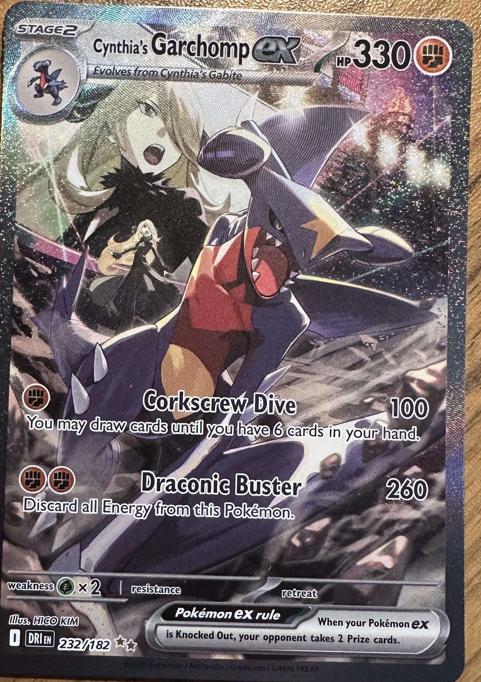 Cynthia's Garchomp ex 232/182