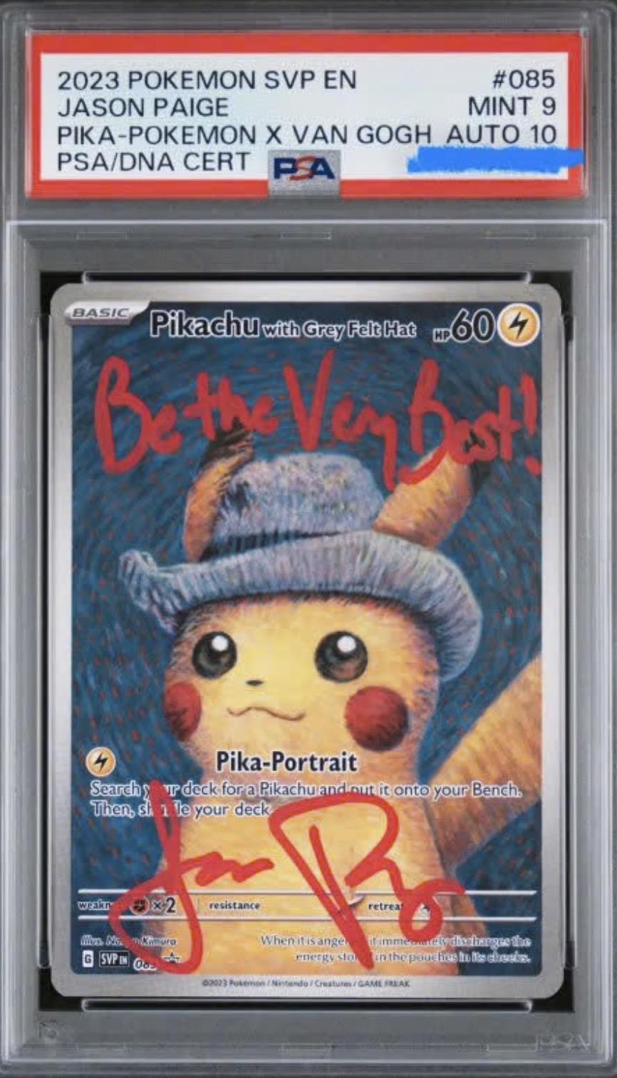 Pikachu with Grey Felt Hat 085