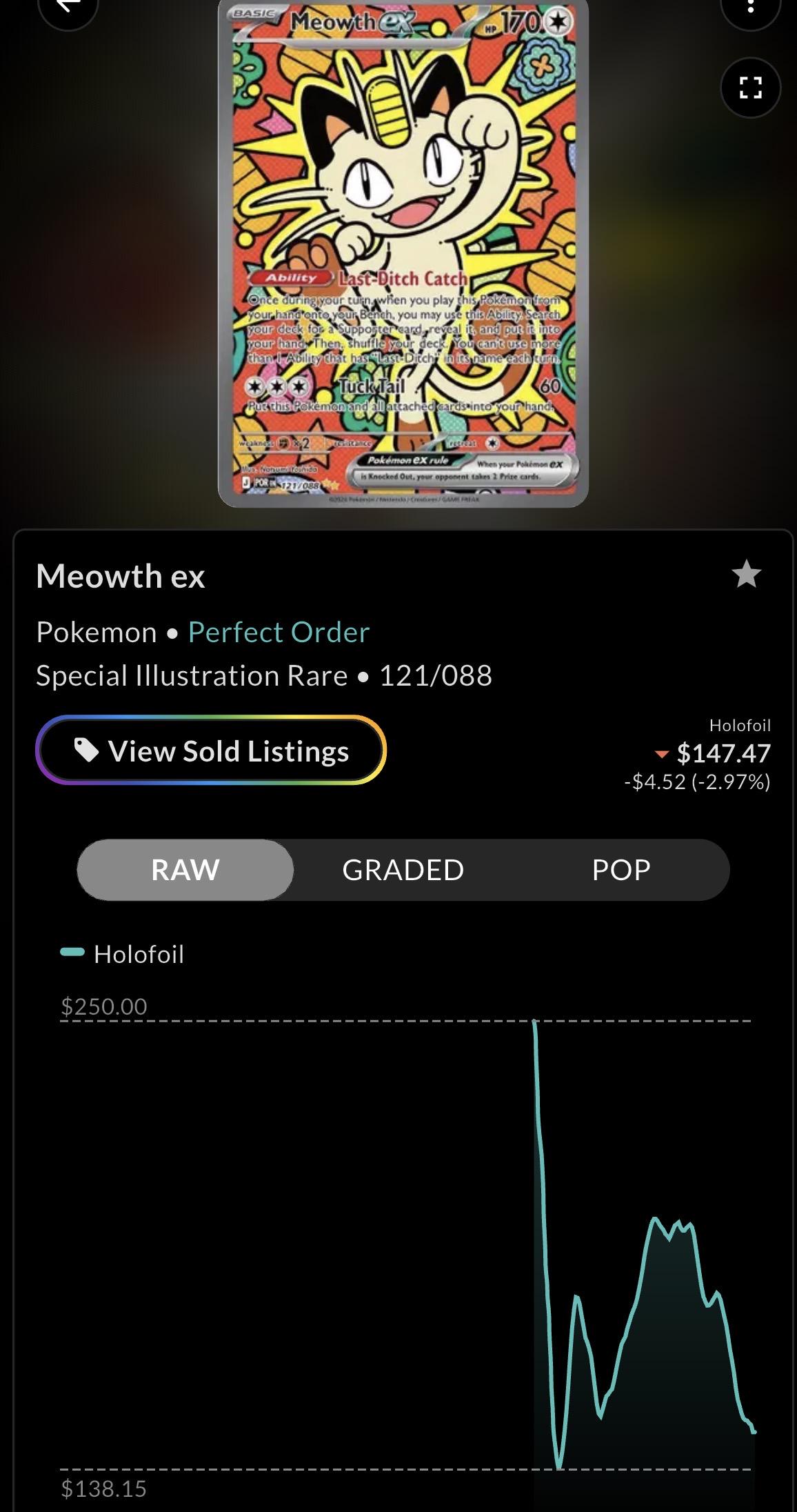 Meowth ex 121/088