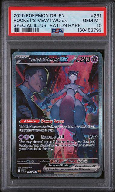 Team Rocket's Mewtwo ex 231/182