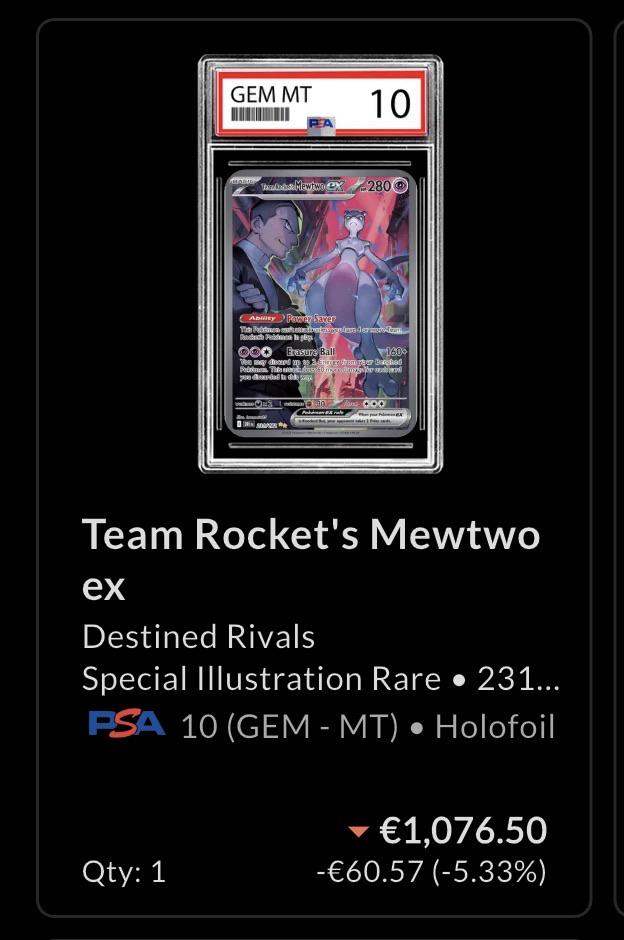 Team Rocket's Mewtwo ex 231/189
