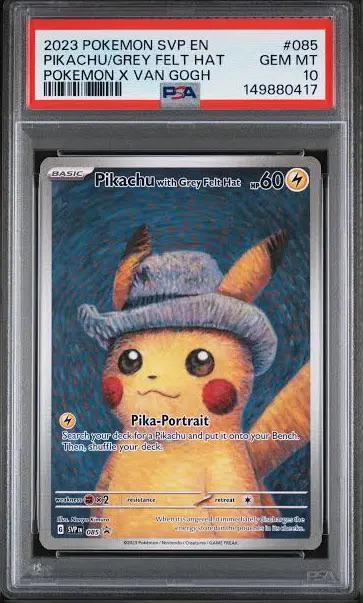 Pikachu with Grey Felt Hat 085