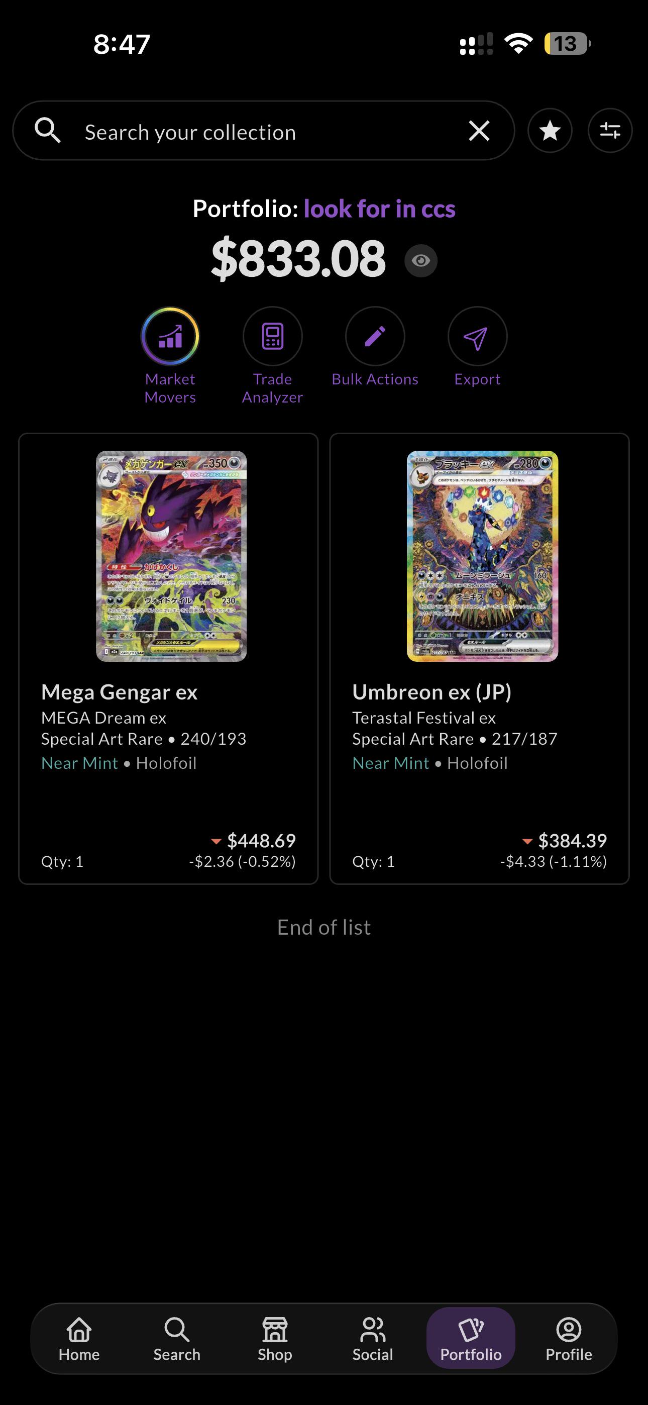 Mega Gengar ex 240/193
