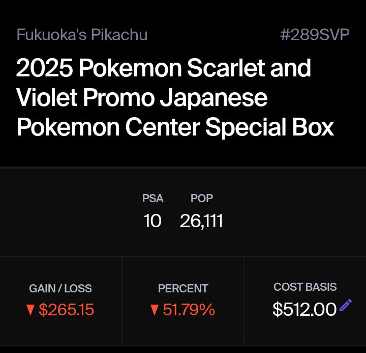 Fukuoka's Pikachu #289SVP