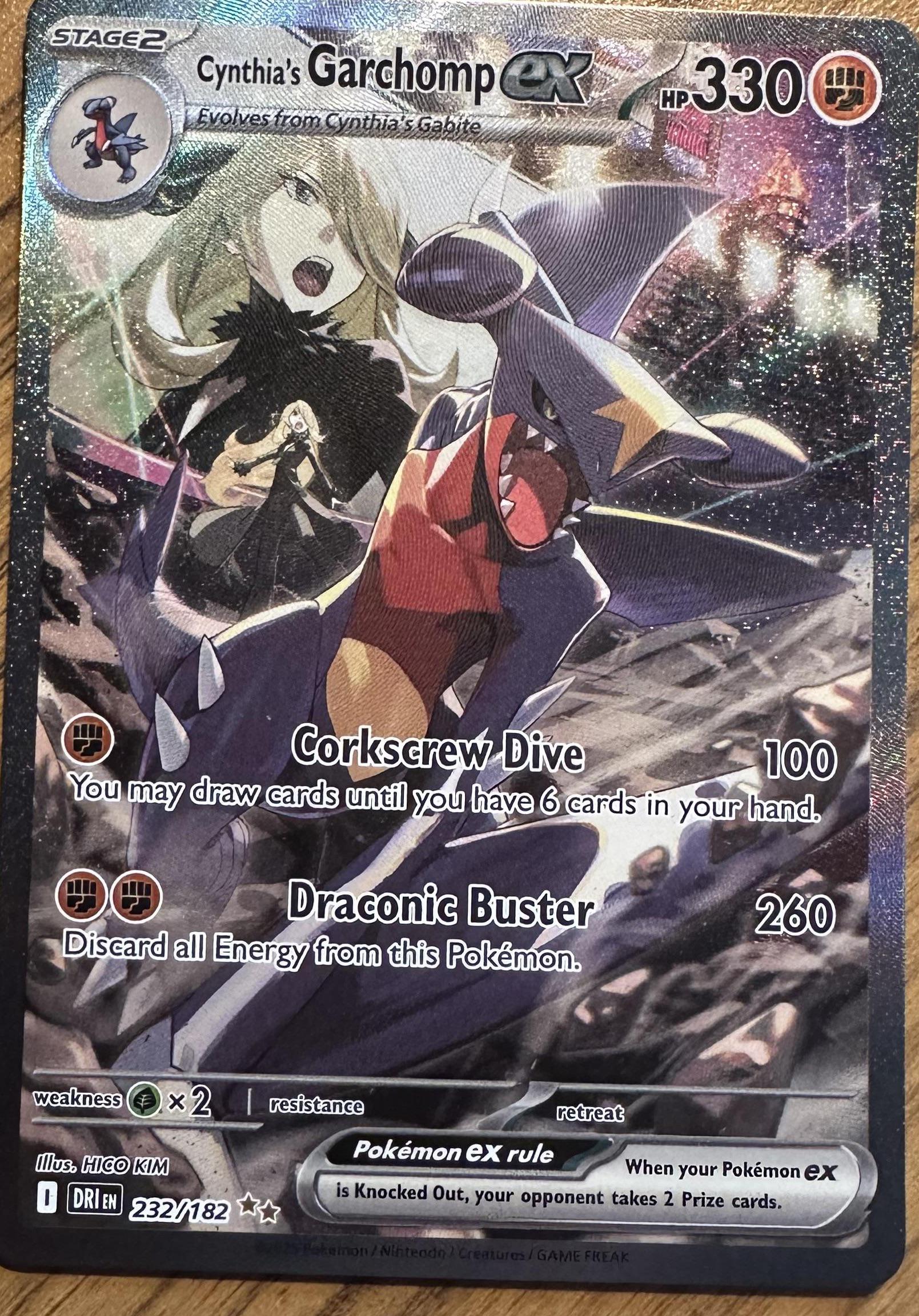 Cynthia's Garchomp ex 232/182