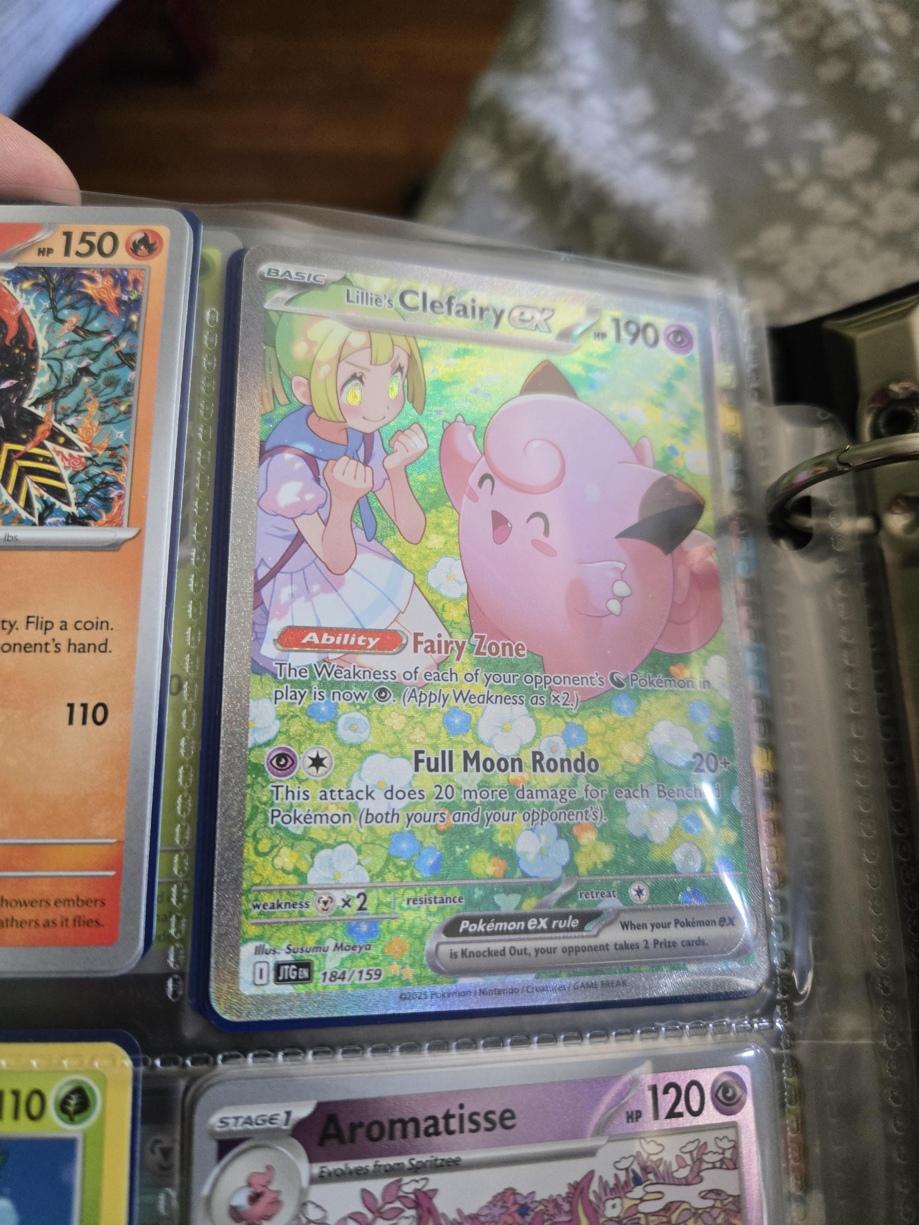 Lillie's Clefairy ex 184/184