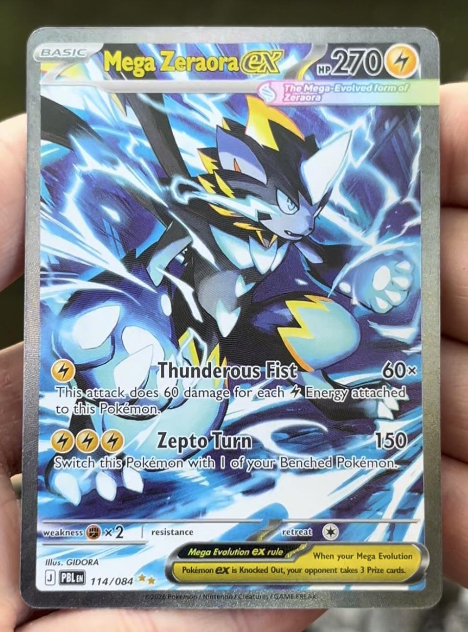 Mega Zeraora ex 114/084