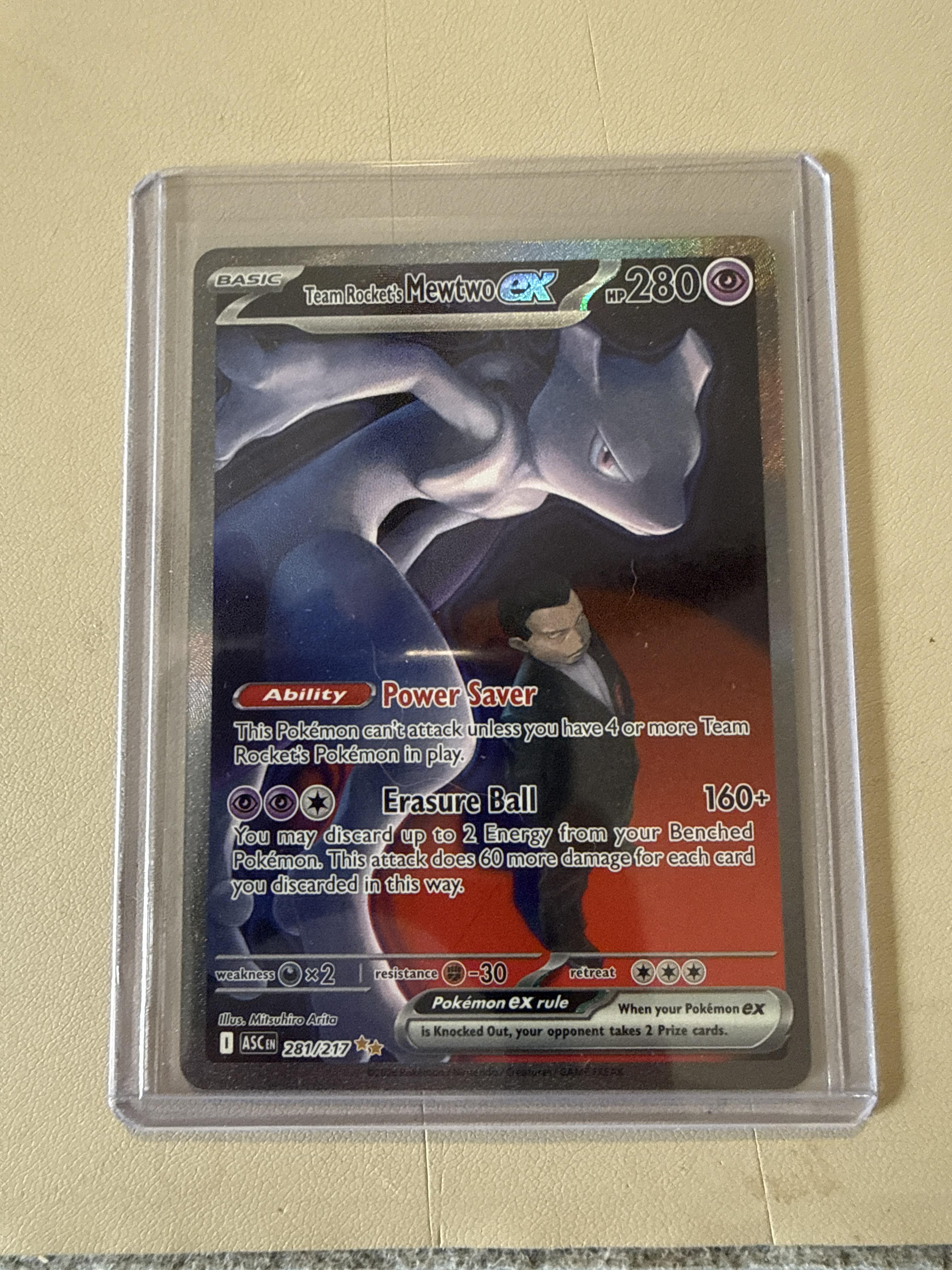 Team Rocket's Mewtwo ex 281/217