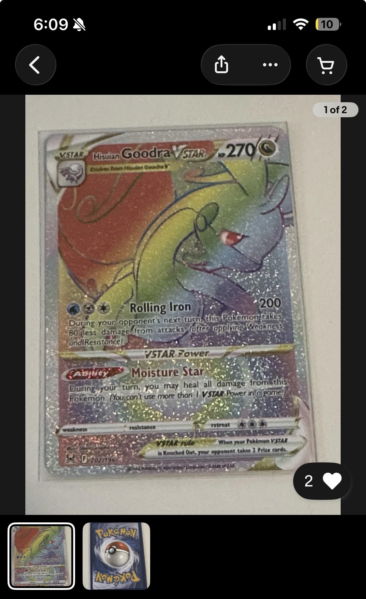 Hisuian Goodra VSTAR 202/196